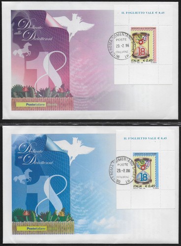 2006 italia foglietti - italia,