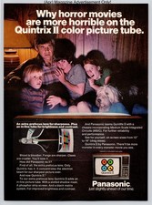 Panasonic Quintrix II Televisore a Tube a Colori Vintage 1977 Pubblicità