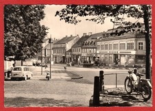 Vecchia cartolina S/W Bad Freiwalde Karl-Marx-Platz gel. 1962 # 200 H