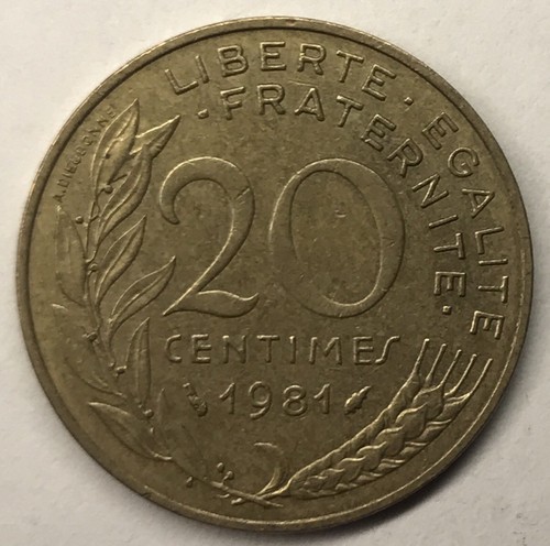 156 moneta francese 20 - f.156,