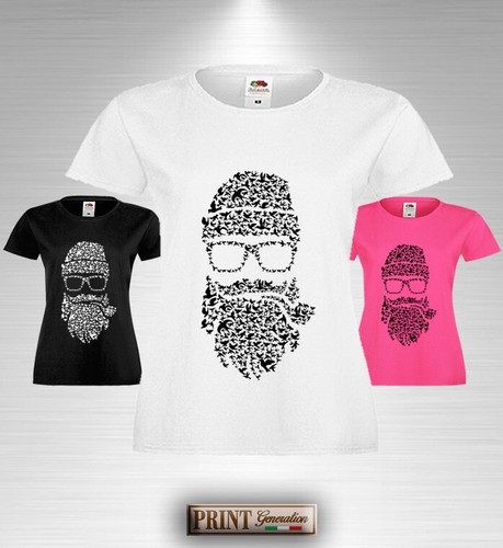 T-Shirt uomo hipster barba
