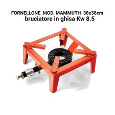 FORNELLONE MAMMUTH IN ACCIAIO