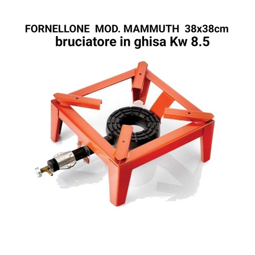 Fornellone mammuth acciaio - fornellone, in