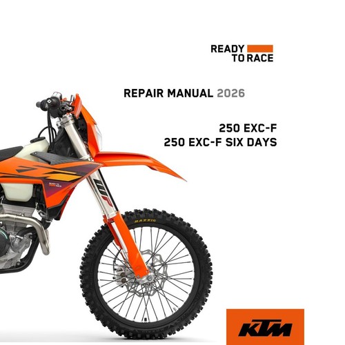 Ktm 250 exc 2026 manuale - ktm, exc-f