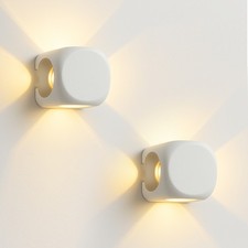 Set 2 Applique da Muro 4 Led