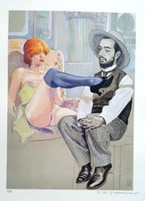 Milo Manara Art Print -