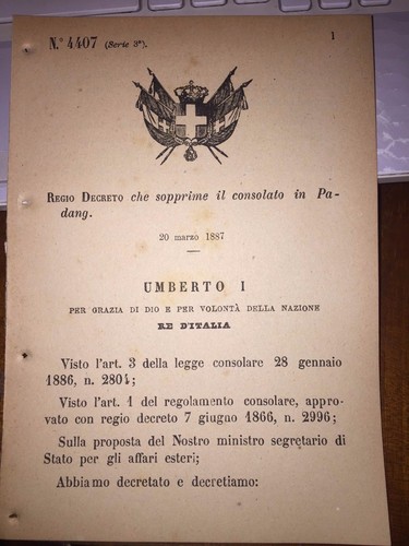Regio decreto che sopprime - decreto, il