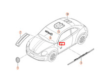 Distintivo laterale VW BEETLE