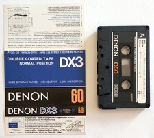 Mc Denon Dx3 60 Musicassetta Vintage Compact Cassette Audio Tape Usata Used B
