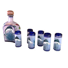 Set Tequila Decanter Vetro