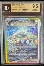 2024 Scarlet & Violet Stellar Crown #170 Terapagos EX SIR BGS 9.5