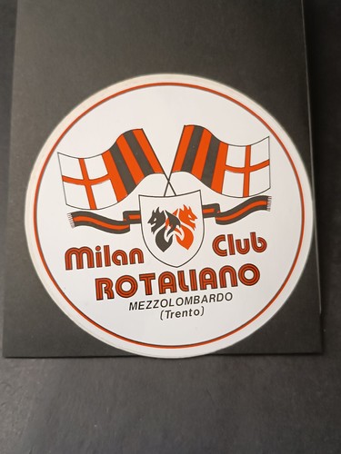 Adesivo milan club rotaliano - milan,