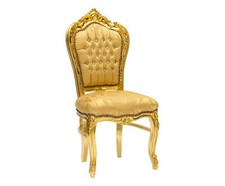 Poltrona sedia foglia oro - poltrona,