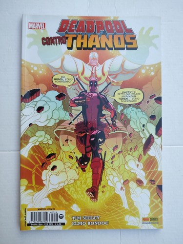 Deadpool contro thanos - deadpool,