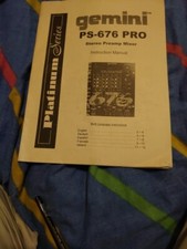 Gemini PS-676 PRO Stereo