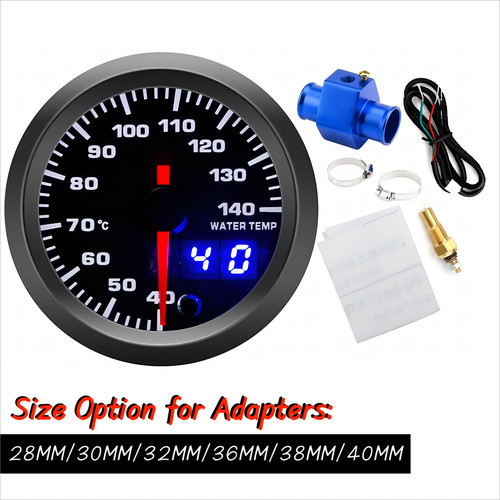 52mm color led car water - 52mm, 7