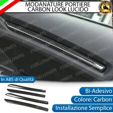 4 X MODANATURE PORTIERE INTERNE INTERNI AUDI A3 8V IN ABS CARBON LOOK LUCIDO