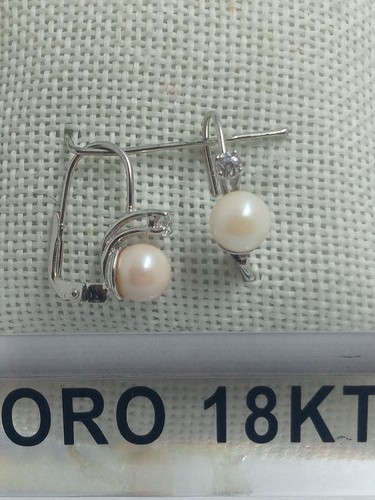 Orecchini oro bianco - orecchini,