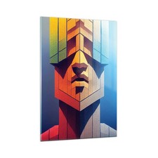 Quadro vetro 80x120cm testa - su,