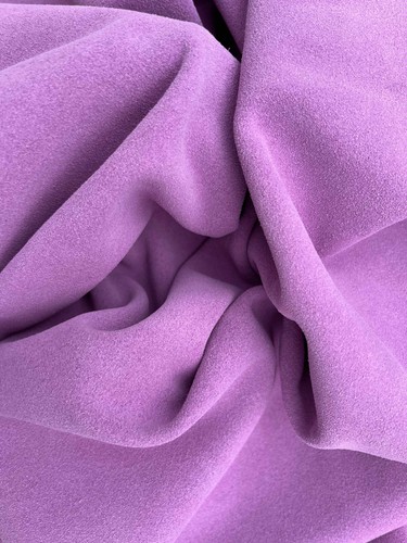 Pelle scamosciata colore viola