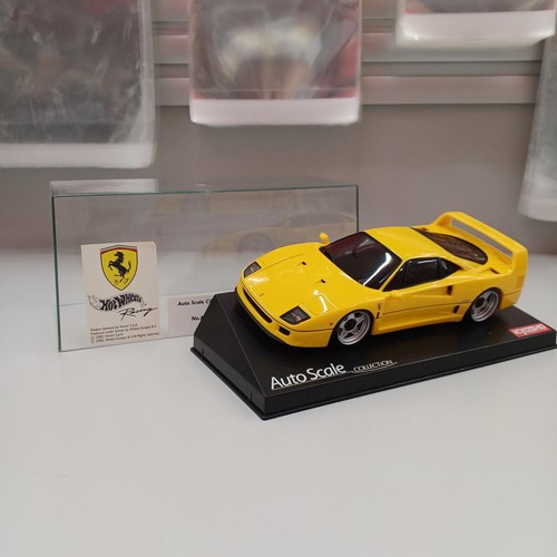 Kyosho ferrari f40 yellow - ferrari,