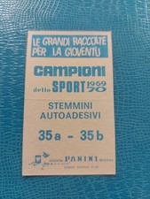 CAMPIONI DELLO SPORT PANINI 1969-70  VELINA STEMMINI 35a/b Snaidero... (4645)