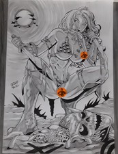 Red Sonja Original Art di