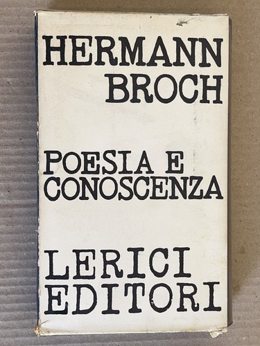 Hermann broch poesia e - -,