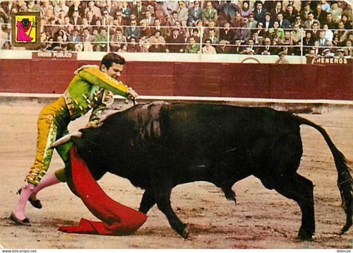 Carte postale corrida - carte,