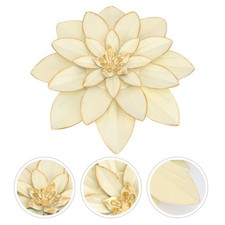  1Pc Ciondolo fiore appeso a parete con decorazione di fiori artificiali per