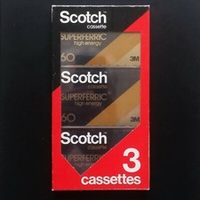3 Audio Cassette Scotch