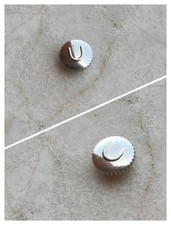 50/60s UNIVERSAL GENEVE VINTAGE STEEL CROWN CORONA WATCH UHREN 4,5mm PASSO 0,9