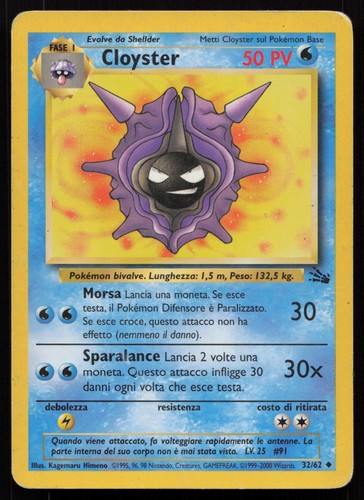 Pokemon tcg cloyster lp - tcg,