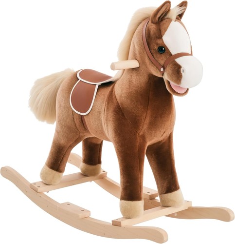 Homcom cavallo dondolo - homcom, per