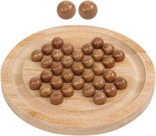 Solitario Con Pioli in Legno