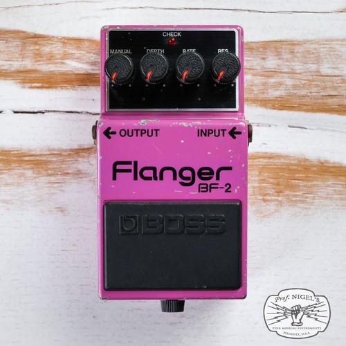 Boss flanger etichetta - boss, bf-2