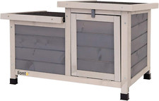 Gabbia Coniglio Legno Casetta