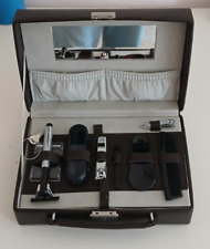 Set viaggio uomo toeletta bagno Beauty Case Nuovo