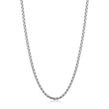 Sagapo SRP30 collana uomo catena snake acciaio 3 mm lucida 47-50 cm