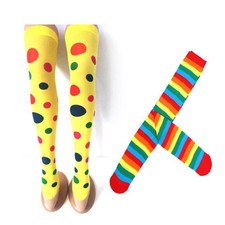  4 Pcs Calze Clown Donna