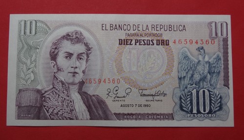 Banconota colombia - colombia,