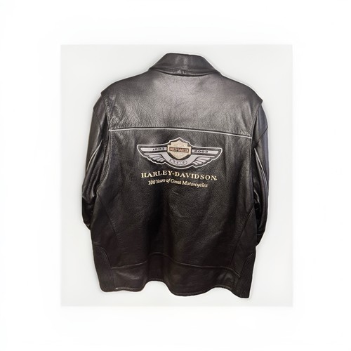 Giacca moto pelle harley - pelle,