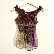 ETRO MULTI SILK TOP Rare
