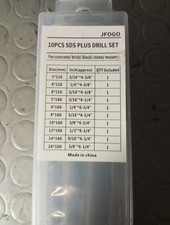 10  PUNTE VARIE SDS PLUS per