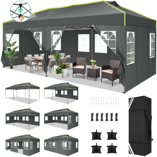 Tenda gazebo 10x20ft pop - 10x20ft, up