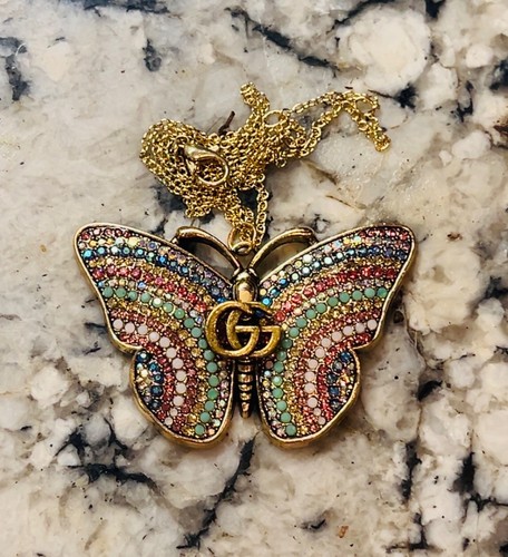 Splendida collana farfalla - collana,