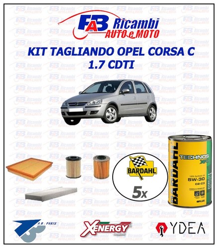 Kit tagliando opel corsa 7 - tagliando, c