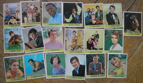 Lotto cantanti 1969 panini - 1969,