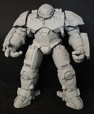 Statua stampata in 3d - Iron man, Hulk Buster - Resina PLA, 40 cm da verniciare