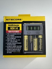 Nitecore I4 Intellicharger Caricabatterie Per Batterie Li-Ion/Nimh NUOVO